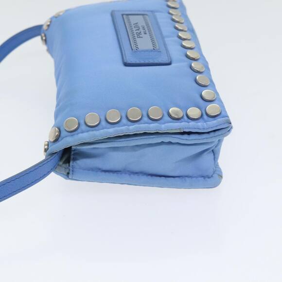 PRADA Shoulder Bag Nylon Blue - Picture 5 of 12
